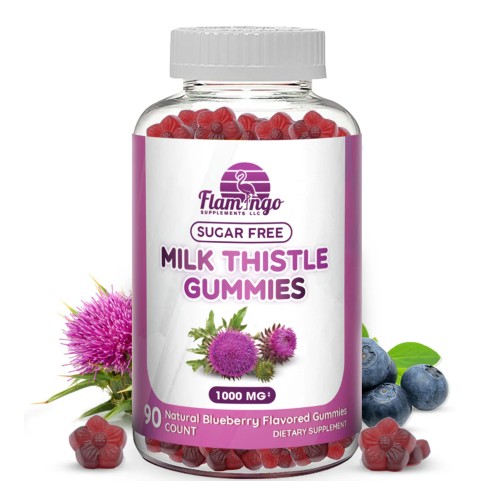 Milk Thistle Gummies by Flamingo Supplements